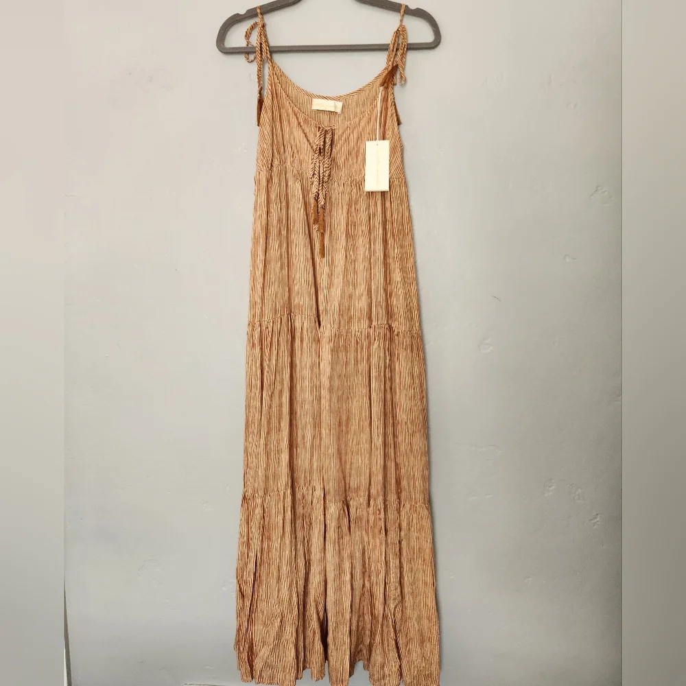 Natalie Martin Tan Maxi Dress